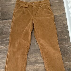 Men's Tan Corduroy Pants